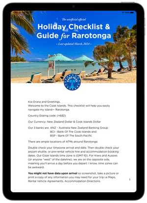 Holiday Guide in an iPad