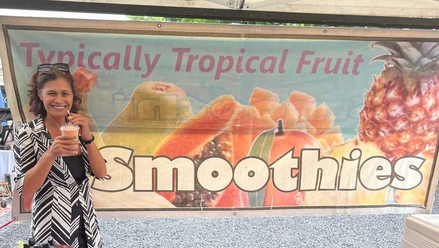 Tasty Foods & Typically Tropical Fruit Smoothie
